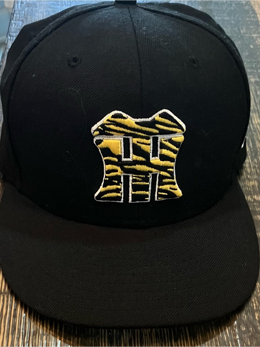 New Era Black Cap with Yellow Tigers Cap